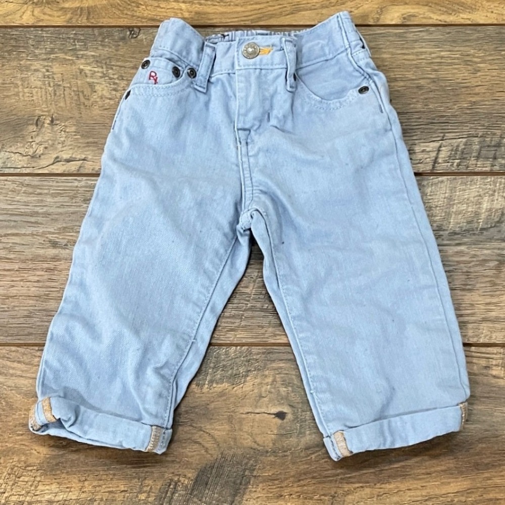 Polo Ralph Lauren Baby Boys Light Blue Cotton Denim Jeans 18M Straight
